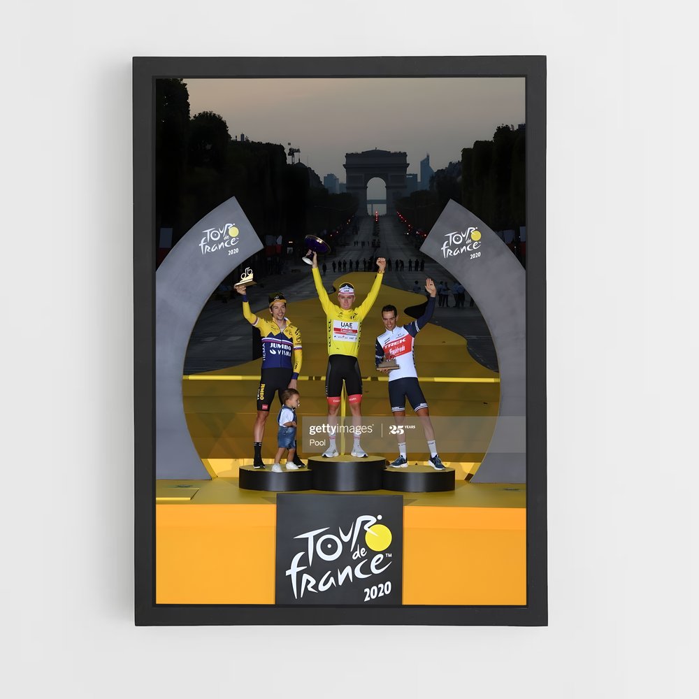 Poster La Victoire à Paris – affiche Cyclisme (vue 2)